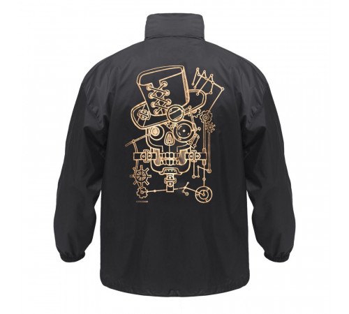 Ветровка John Steampunk, черная