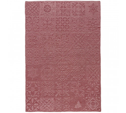 Плед Ornamental, бордовый