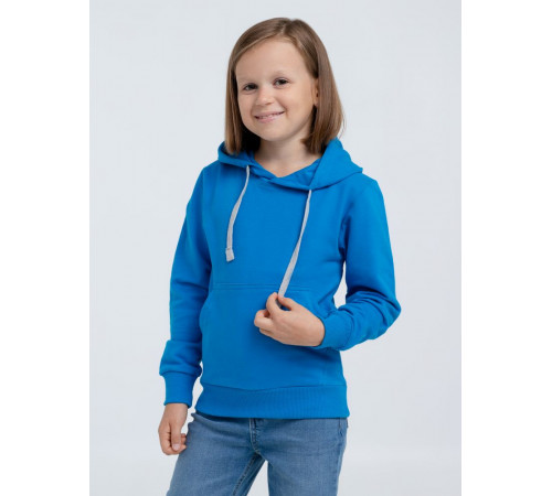 Толстовка с капюшоном детская Kirenga Kids, бирюзовая