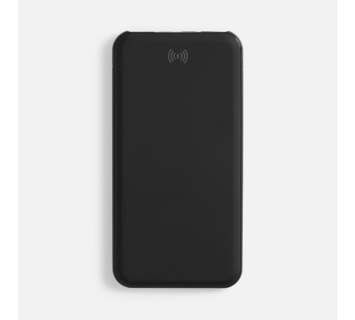 Аккумулятор с беспроводной зарядкой All Day Wireless, 10 000 мАч, черный