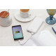 Аккумулятор Quick Charge Wireless 10000 мАч, белый