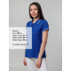 Рубашка поло женская Virma Stripes Lady, ярко-синяя