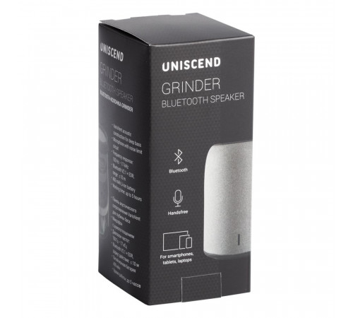 Беспроводная колонка Uniscend Grinder, черная