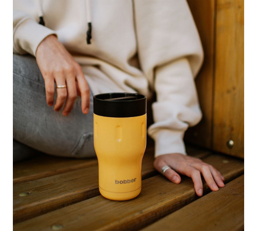 Термостакан Tumbler 350, вакуумный, оранжевый