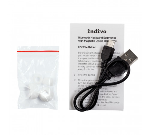 Bluetooth наушники stereoBand, ver.2, черные