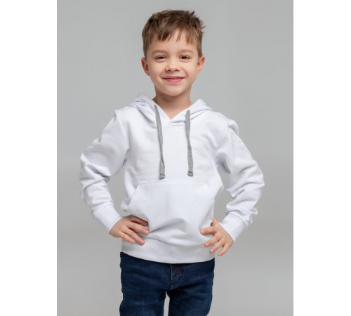 Толстовка с капюшоном детская Kirenga Kids, белая