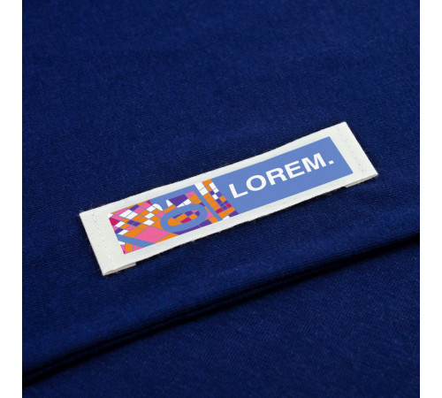 Лейбл хлопковый Doni, S, беленый