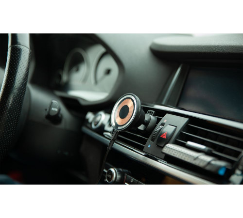 Держатель для смартфона Cooper Auto Wireless с беспроводной зарядкой, черный