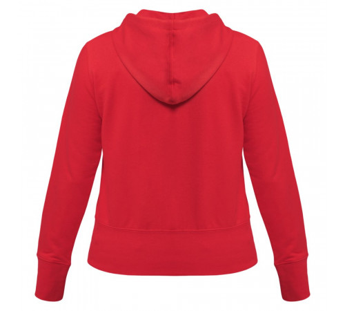 Толстовка женская Hooded Full Zip красная