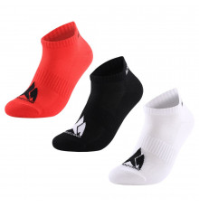 Набор из 3 пар спортивных носков Monterno Sport, красный, черный и белый