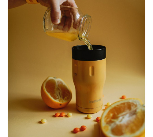 Термостакан Tumbler 350, вакуумный, оранжевый