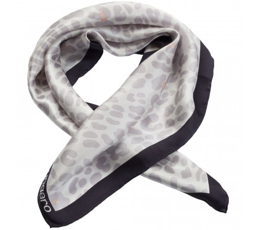 Платок Leopardo Silk, серый
