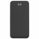 Аккумулятор Quick Charge Wireless 10000 мАч, черный