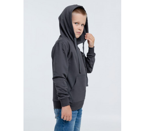 Худи детское Kirenga Kids 2.0, темно-серое (графит)