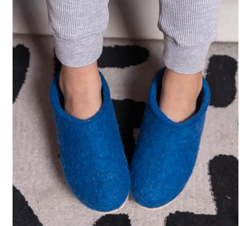 Домашние валенки Step, синие (василек)
