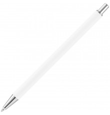 Ручка шариковая Slim Beam, белая