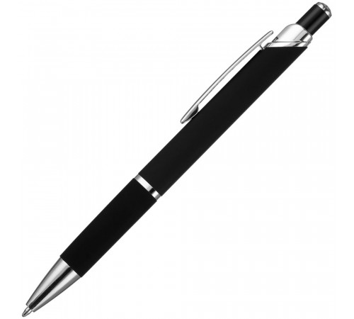 Ручка шариковая Chromos Soft Touch, черная