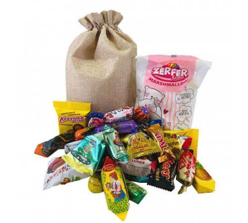 Набор Candyland в мешке, бежевый
