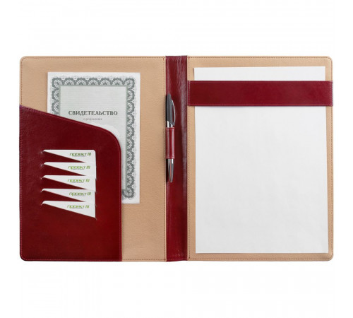 Папка для конференций Signature, бордовая