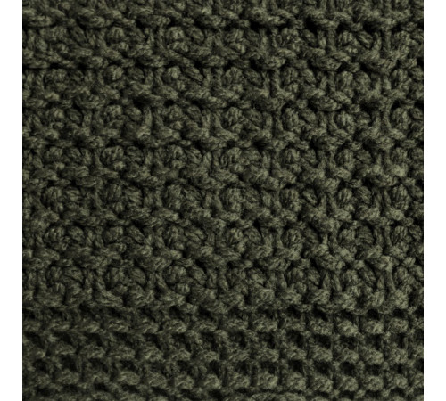 Плед Lattice, зеленый меланж (оливковый)