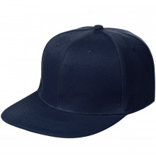 Бейсболка Snapback с прямым козырьком, темно-синяя
