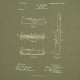 Футболка приталенная Old Patents. Knife, меланж хаки