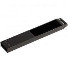 Флешка markBright Black с зеленой подсветкой, 32 Гб