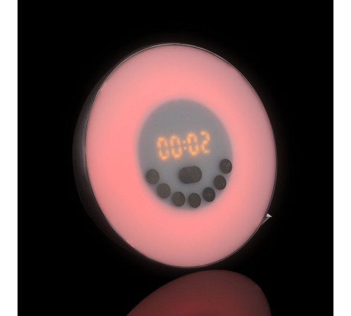 Лампа-колонка со световым будильником dreamTime, ver.2, черная