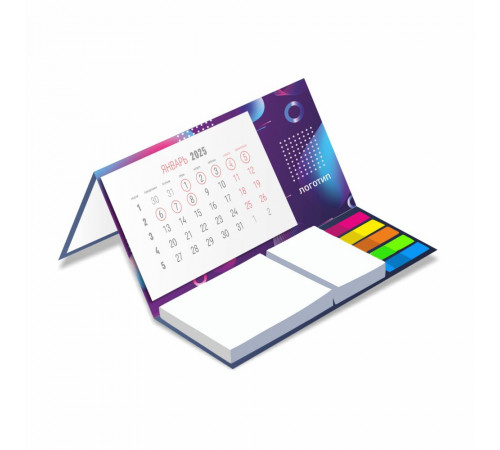 Календарь настольный Sticky на заказ, ver.2, 100 листов