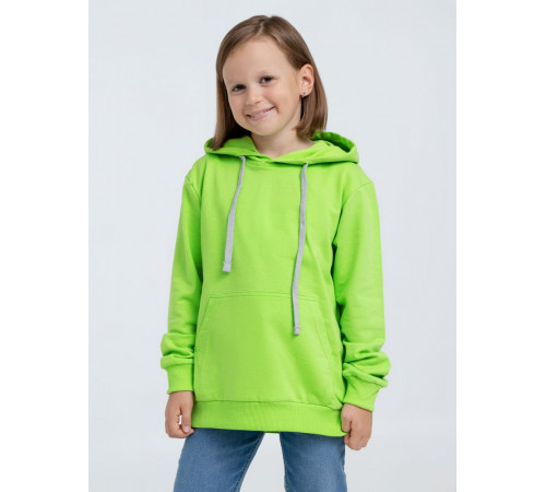 Толстовка с капюшоном детская Kirenga Kids, зеленое яблоко