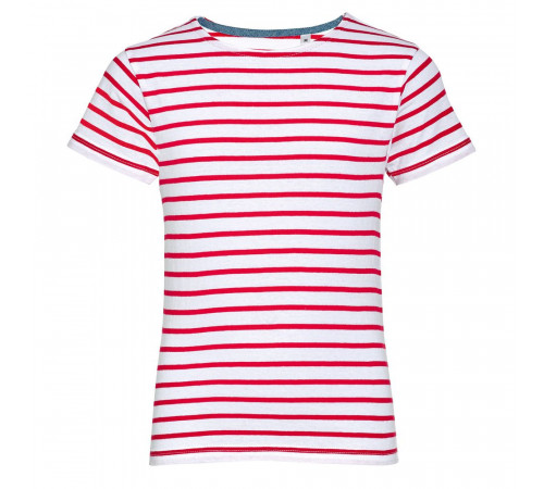 Футболка детская Miles Kids белая с красным