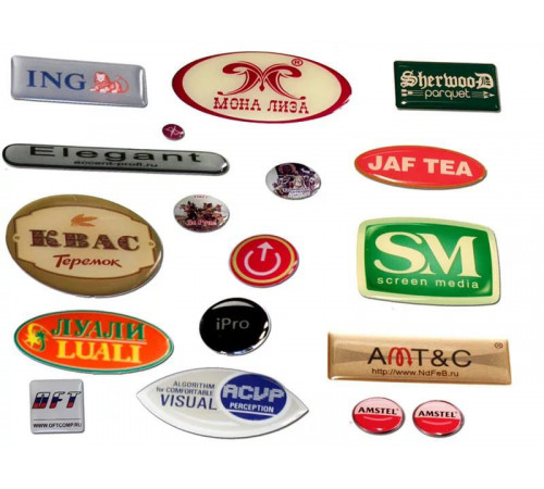 Объемные наклейки под смолой Sticker Pack на заказ