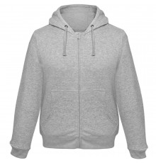 Толстовка мужская Hooded Full Zip серый меланж
