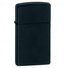 Зажигалка Zippo Slim Matt, матовая черная