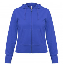 Толстовка женская Hooded Full Zip ярко-синяя