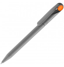 Ручка шариковая Prodir DS1 TMM Dot, серая с оранжевым