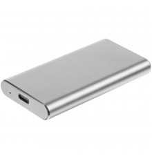 Портативный внешний диск SSD Uniscend Drop, 256 Гб, серебристый
