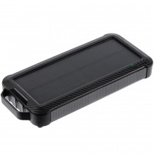 Аккумулятор защищенный Total Control 10000 мАч, черный с серым